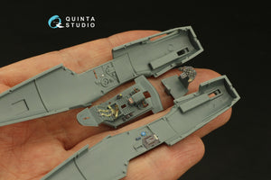 Quinta Studio QD72102 BF 109F-2/4 3D-Printed &amp;amp; coloured Interior on decal paper (Eduard) 1/72 – zdjęcie 3