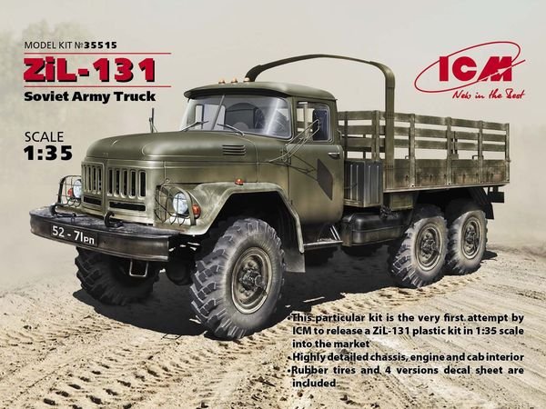 Camion de l'armée soviétique ZiL-131 (1/35) ICM 35515