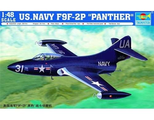 Trumpeter 02833 US.NAVY F9F-2P PANTHER 1/48