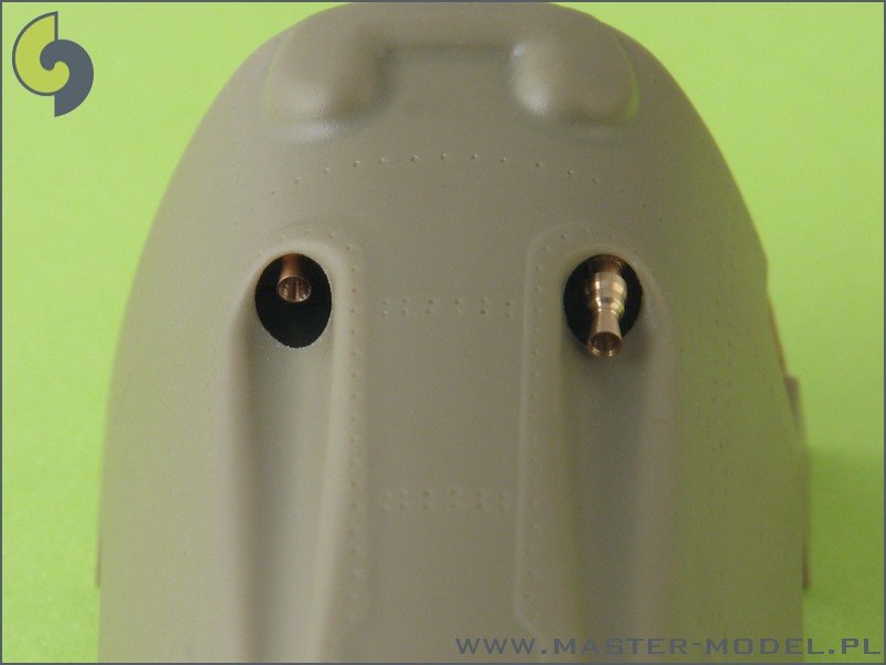 Master AM-32-005 Bf 109 E3 - E9, T armament set (MG 17 tips, MG FF barrels) 1/32 – zdjęcie 6