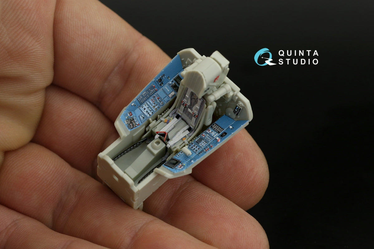 Quinta Studio QD48234 Su-35S 3D-Printed &amp;amp; colored Interior on decal paper (KittyHawk) 1/48 – image 14