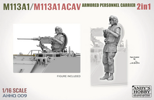 Andy&amp;#39;s Hobby Headquarters AHHQ-009 M113A1 / M113A1 ACAV 2 in 1 Kit 1/16 – zdjęcie 7