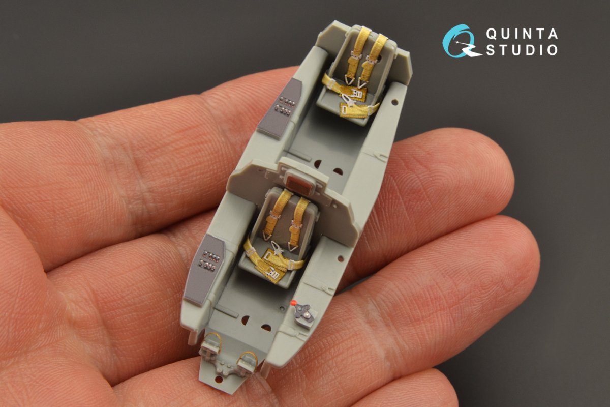 Quinta Studio QD48242 Me 163B/S 3D-Printed &amp;amp; coloured Interior on decal paper (Dragon) 1/48 – zdjęcie 6