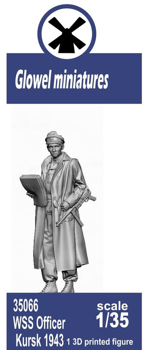 Glowel Miniatures 35066 WSS officer Kursk 1943 (1 Figure, 3D Printed) 1/35