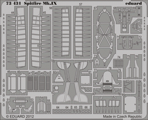 Eduard 73431 Spitfire Mk. IX 1/72 ITALERI – zdjęcie 2