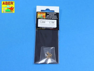 Aber 200L-06 Set of barrels for one eight-barrelled two-pounder &amp;#39;pom-pom&amp;#39; A/A gun 1/200 – immagine 5