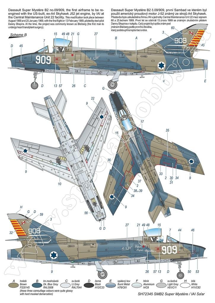 Special Hobby 72345 SMB-2 Super Mystère &amp;#39;Sa’ar – Israeli Storm in the Sky&amp;#39; 1/72 – immagine 3