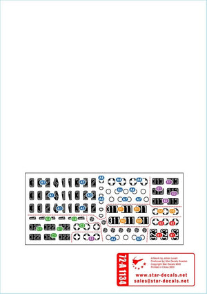 Star Decals 72-A1134 Wiking #6. 5. SS-Wiking in Caucasus 1942-43. Pz IV Ausf F, Pz IV Ausf F2 and Pz IV Ausf G. 1/72 – image 3