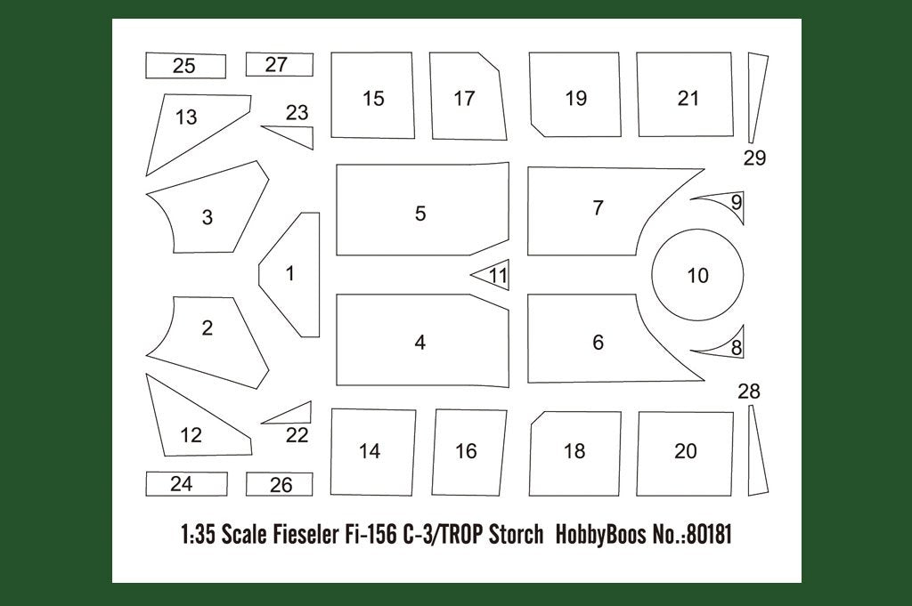 Hobby Boss 80181 Fieseler Fi-156 C-3/TROP Storch 1/35 – image 10