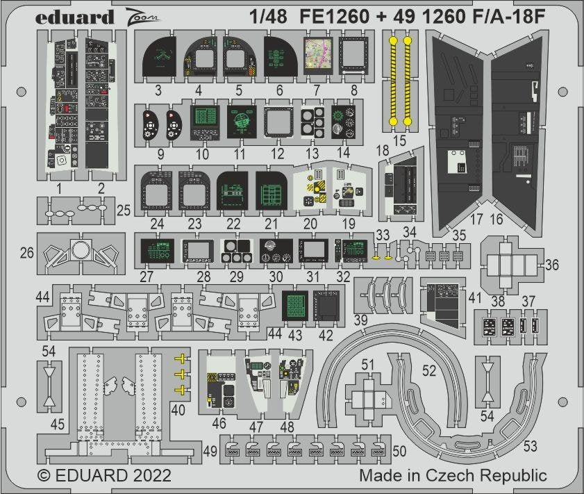 Eduard 491260 F/A-18F HOBBY BOSS 1/48 – zdjęcie 2