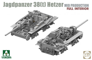 Takom 2171 Jagdpanzer 38(t) Hetzer Mid Production Full Interior 1/35 – zdjęcie 2