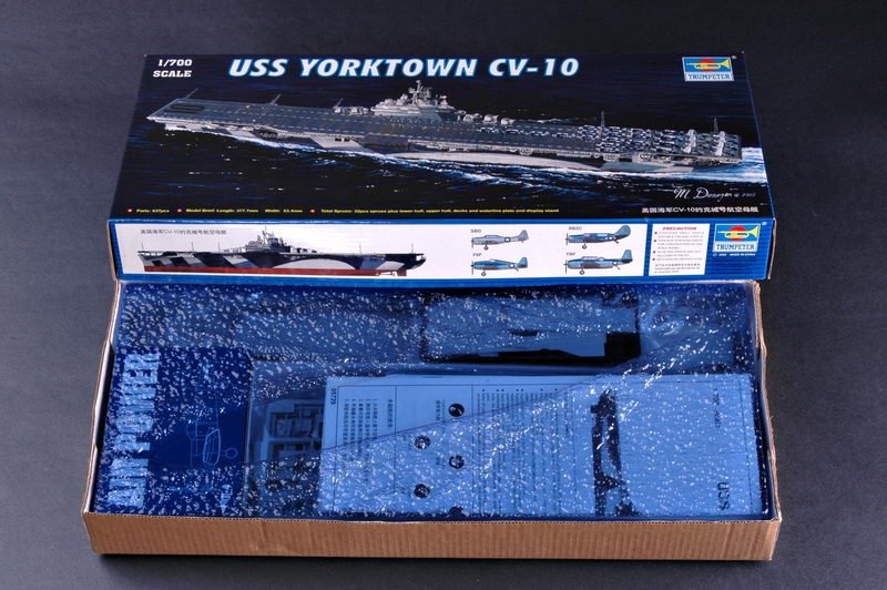 Trumpeter 05729 USS Yorktown CV-10 1/700 – zdjęcie 2