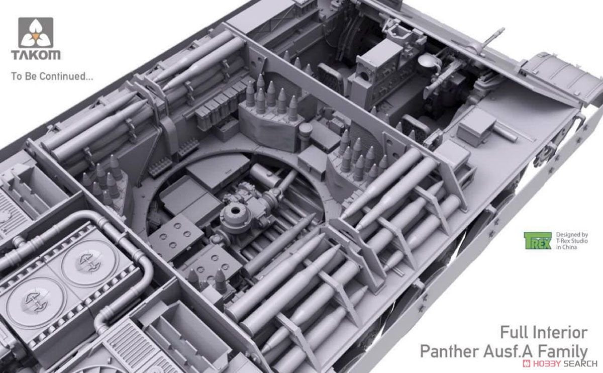 Takom 2098 Panther Ausf. A mid-early prod. (full interior) 1/35 – zdjęcie 4
