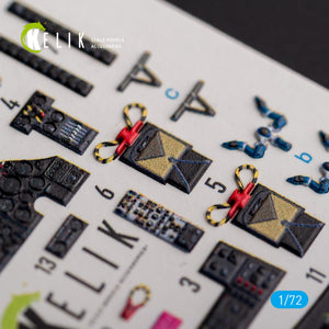 KELIK K72135 AVRO VULCAN B.2 Front cockpit - interior 3D decals for Airfix kit 1/72 – zdjęcie 4