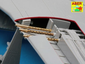 Aber A32108 Set of 6 turned U.S. cal .50 (12,7mm) Browning M2 barrels for P-51 Mustang 1/32 – zdjęcie 4