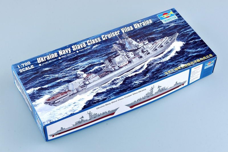 Trumpeter 05723 Ukraine Navy Slava Class Cruiser Vilna Ukraina 1/700 – zdjęcie 2