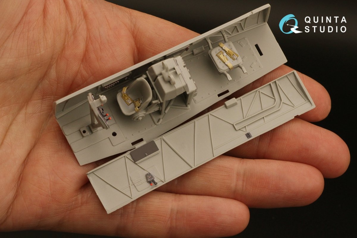 Quinta Studio QD48289 Ar 196A-3 3D-Printed &amp;amp; coloured Interior on decal paper (Italeri) 1/48 – zdjęcie 9