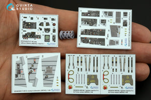 Quinta Studio QD+48370 F-4E late without DMAS 3D-Printed &amp;amp; coloured Interior on decal paper (Meng) (with 3D-printed resin parts) 1/48 – Bild 3