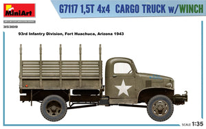 MiniArt 35389 G7117 1,5T 4×4 CARGO TRUCK w/WINCH 1/35 – zdjęcie 2