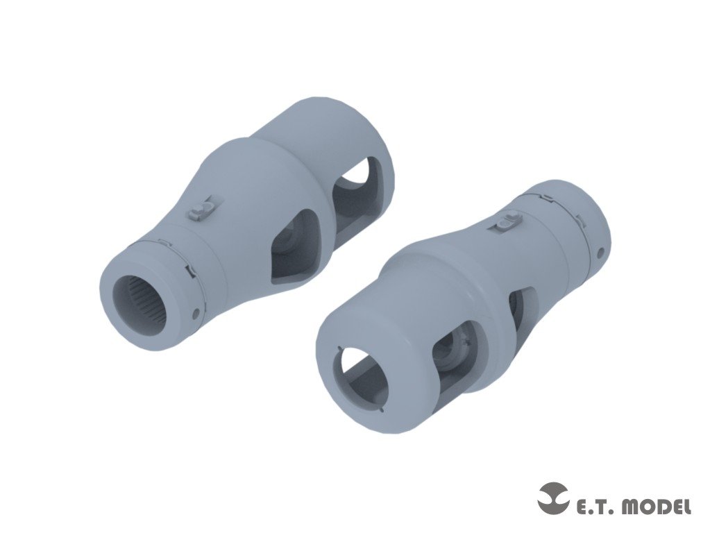 E.T. Model P35-246 WWII German 88mm KwK/Pak Muzzle Brake(Type.3) 1/35 – zdjęcie 2