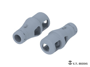 E.T. Model P35-246 WWII German 88mm KwK/Pak Muzzle Brake(Type.3) 1/35 – zdjęcie 2