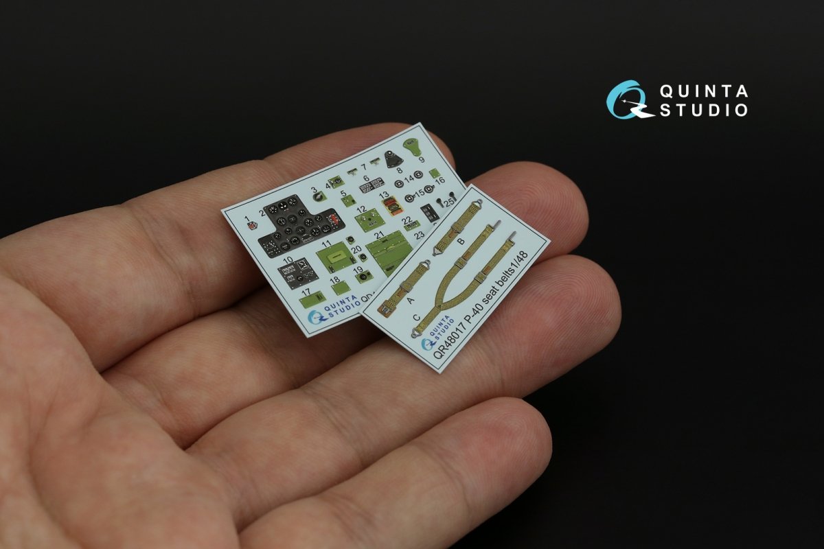 Quinta Studio QD48250 H75 M/N/O Hawk 3D-Printed &amp;amp; coloured Interior on decal paper (Clear Prop) 1/48 – zdjęcie 9
