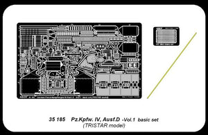 Aber 35185 German medium tank Pz.Kpfw. IV, Ausf. D - vol.1 - basic set 1/35 – zdjęcie 4