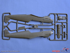 Wingsy Kits D5-07 German WWII Fighter MESSERSCHMITT Bf 109 E-1 1/48 – zdjęcie 3