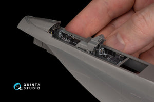 Quinta Studio QD48243 F/A-18F late / EA-18G 3D-Printed &amp;amp; colored Interior on decal paper ( Meng ) 1/48 – image 4