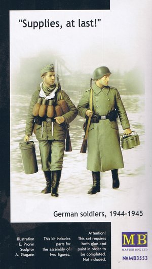 Master Box 3553 Soldats allemands en manteau d'hiver 1944/1945 (Enfin des approvisionnements) (1/35)