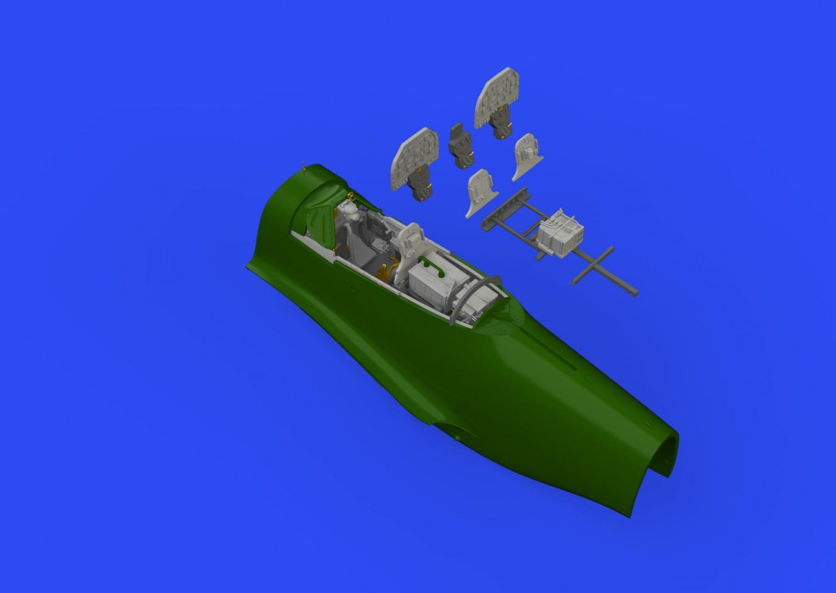 Eduard 648600 F-6D cockpit 1/48 – Bild 2