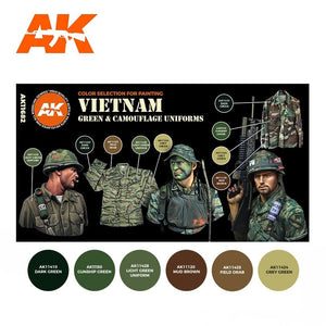 AK Interactive AK11682 VIETNAM GREEN &amp;amp; CAMOUFLAGE UNIFORMS – image 2