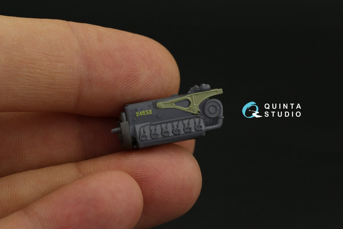 Quinta Studio QD72009 Bf 109E 3D-Printed &amp;amp; colored Interior on decal paper (Special Hobby) 1/72 – image 7
