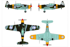 Dora Wings 48057 Morane-Saulnier MS.406.C1 - Finnish Aces 1/48 – zdjęcie 3
