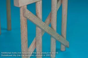 RB Model 35D15 WW II Wooden bridge Price for single module 1/35 – zdjęcie 7