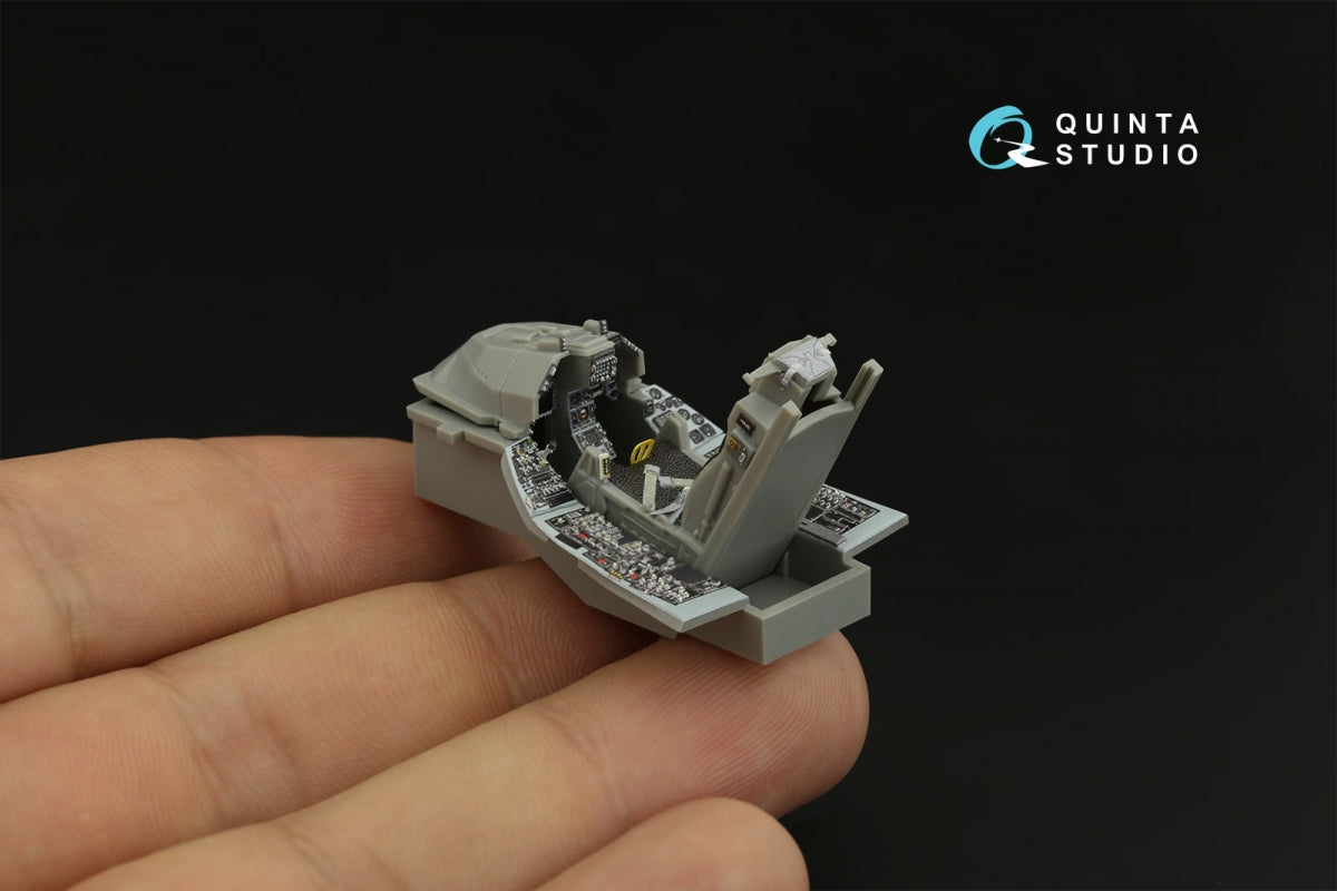 Quinta Studio QD48400 F-16C block 25 3D-Printed &amp;amp; colored Interior on decal paper (Kinetic 2022 tool) 1/48 – image 12