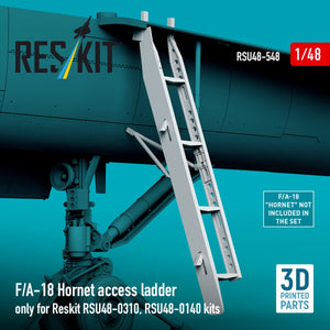 RESKIT RSU48-0548 F/A-18 Hornet access ladder only for Reskit RSU48-0310, RSU48-0140 kits (3D Printed) 1/48