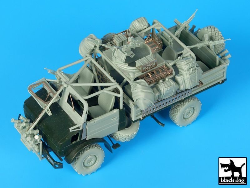 Black Dog T35182 Unimog Belgian special forces accessories set 1/35 – image 2