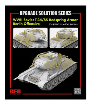 Rye Field Model 2043 T-34/85 Bedspring Armor (Berlin Offensive) for 5083 1/35
