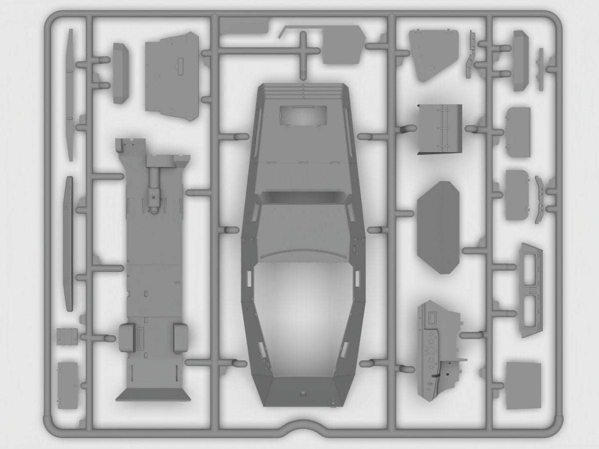 ICM 35112 Sd.Kfz. 247 Ausf.B with MG 34 machine gun 1/35 – zdjęcie 7