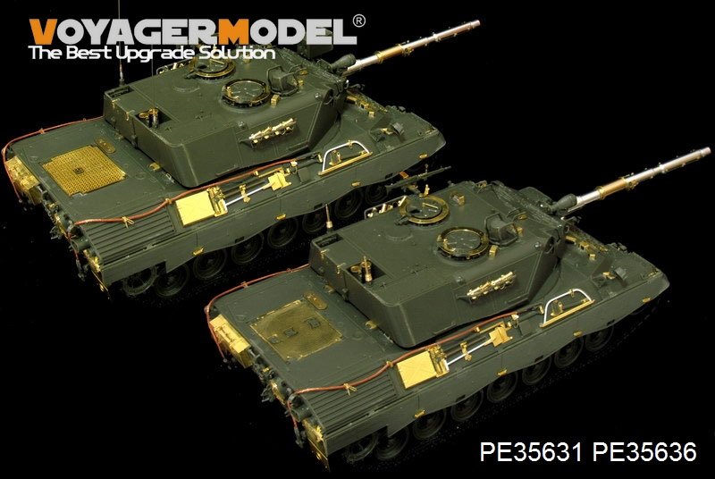 Voyager Model PE35636 Modern German Leopard 1A4 MBT B ver include Gun barrel Gun barrel Include (For MENG TS-007) 1/35 – image 4