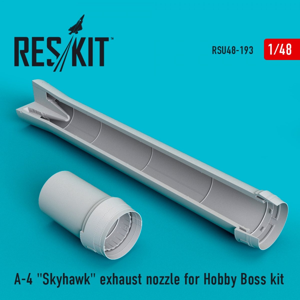 RESKIT RSU48-0193 A-4 (E,F,K,L,M) &amp;quot;SKYHAWK&amp;quot; EXHAUST NOZZLE FOR HOBBY BOSS KIT 1/48