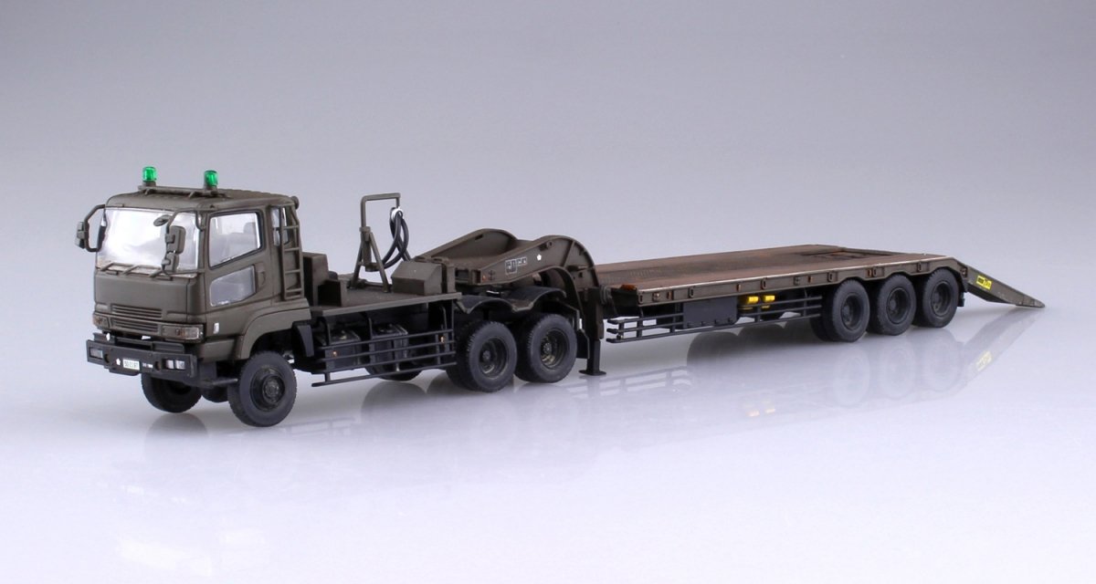 Aoshima 00997 JGSDF Type 73 Heavy Tank Transporter Truck 1/72 – image 3
