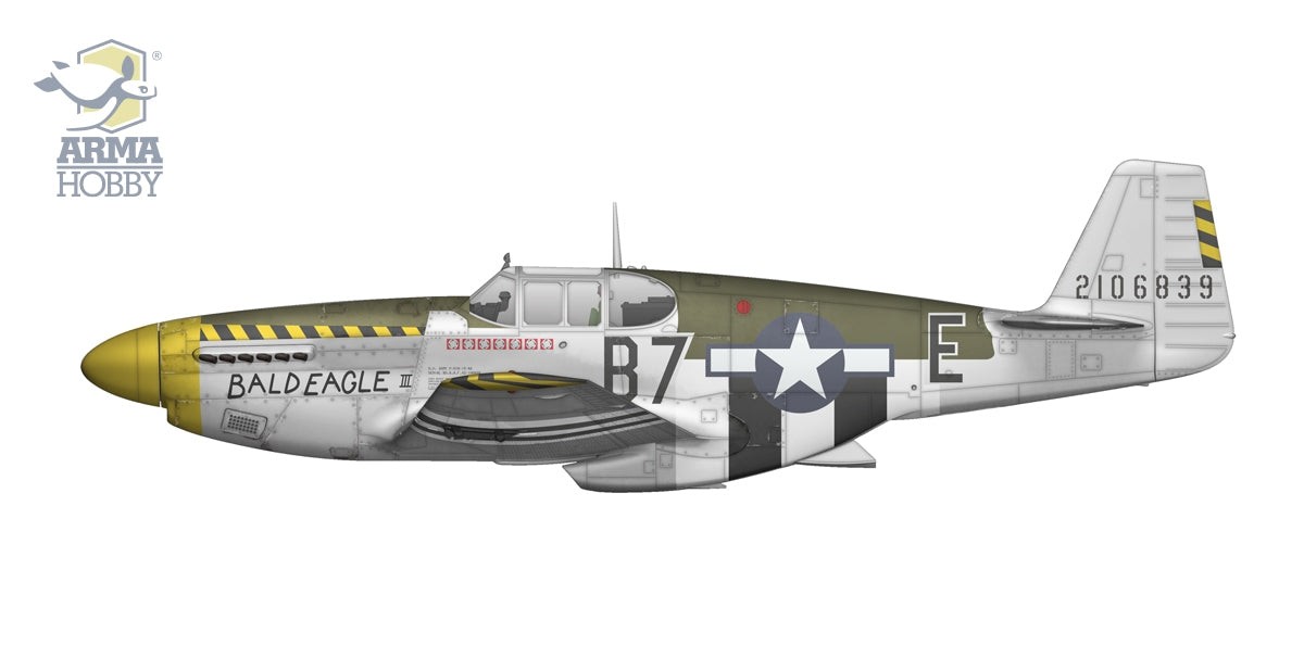 Arma Hobby 70069 P-51 B Mustang Deluxe Set 1/72 – zdjęcie 10