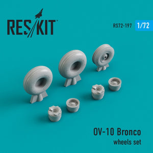 RESKIT RS72-0197 OV-10 &amp;quot;BRONCO&amp;quot; WHEELS SET (WEIGHTED) 1/72