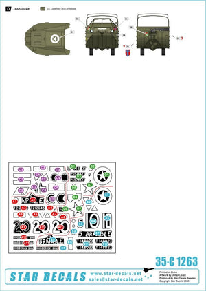 Star Decals 35-C1263 British AFVs in Holland 1944-45 # 1 1/35 – zdjęcie 2