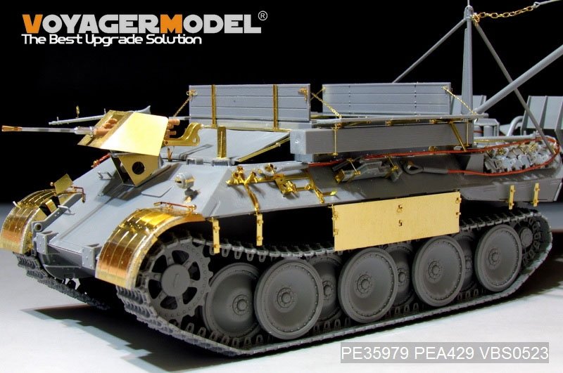 Voyager Model PE35979 WWII German Bergepanther Ausf.A (Early type,Panther A tool holders) Basic For TAKOM 2101 1/35 – zdjęcie 13