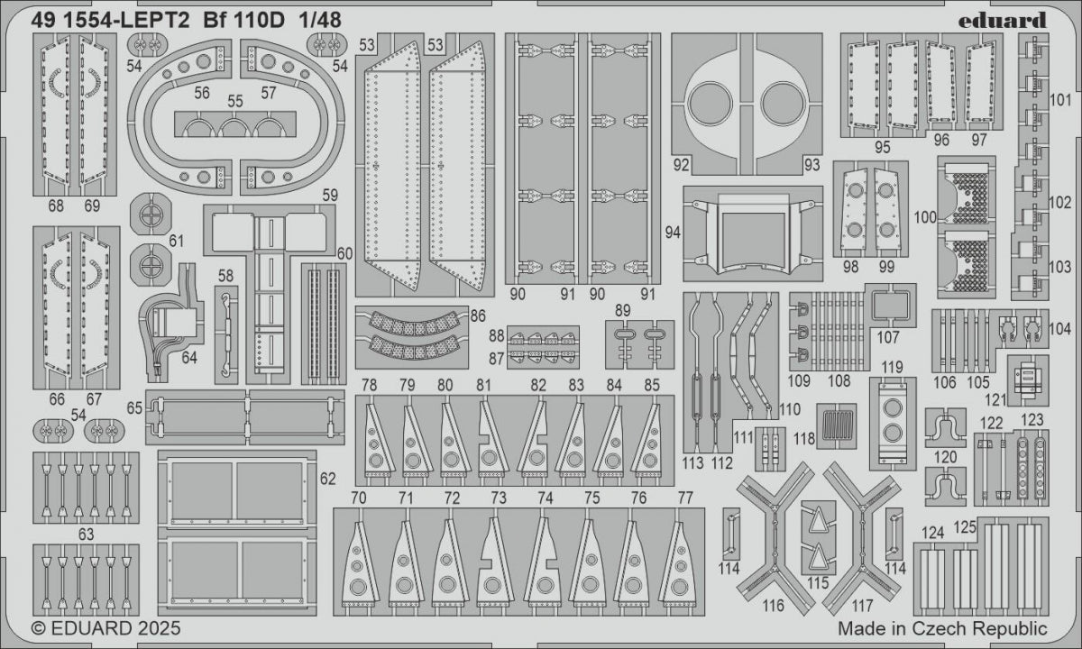 Eduard 491554 Bf 110D EDUARD 1/48