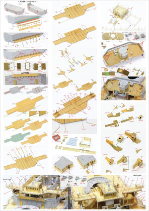 Pontos 23008F1 IJN MIKASA 1905 Detail Up Set 1/200 – zdjęcie 20