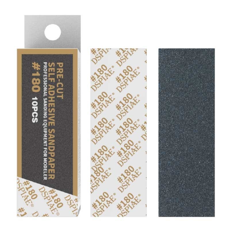 DSPIAE MSP-180 #180 DIE-CUTTING ADHESIVE SANDPAPER / PAPIER ŚCIERNY SAMOPRZYLEPNY